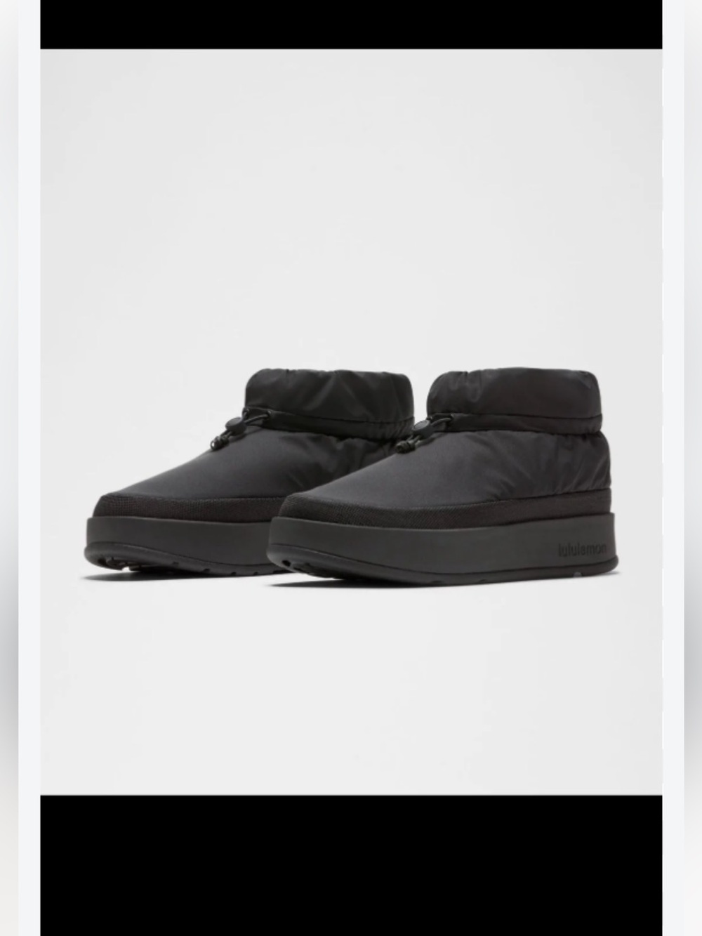 Lululemon Wunder puff Black Boot 7.5 - Picture 2 of 6